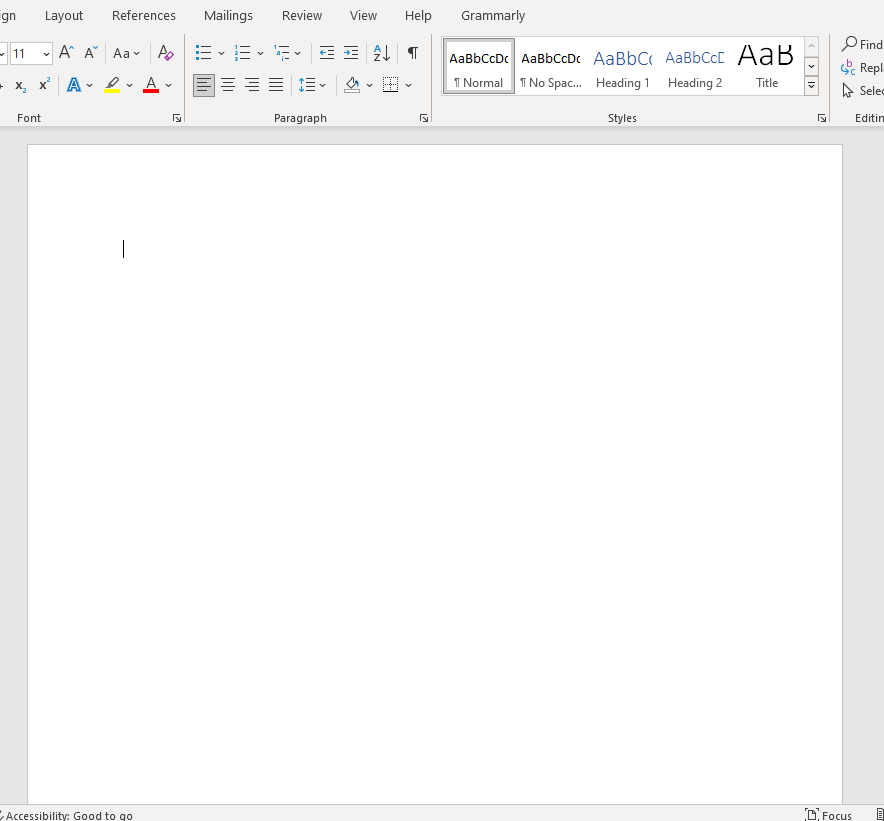 The Blank Page